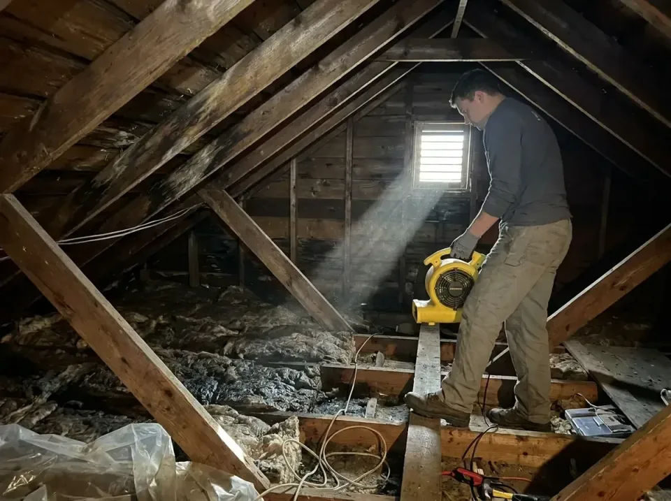 attic-water-damage-drying-proc-007 — frequently asked questions, Emergency Water Extraction & 24/7 Flood Response in Westmer…